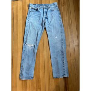Levi's 501 Original Fit Jeans | Button Fly | 32x28 (Actual) | Tag 34x34